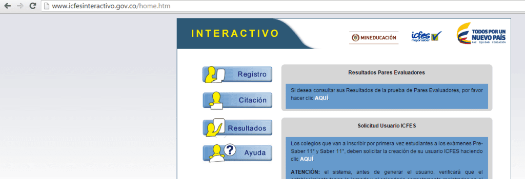 Consulta los resultados del Icfes