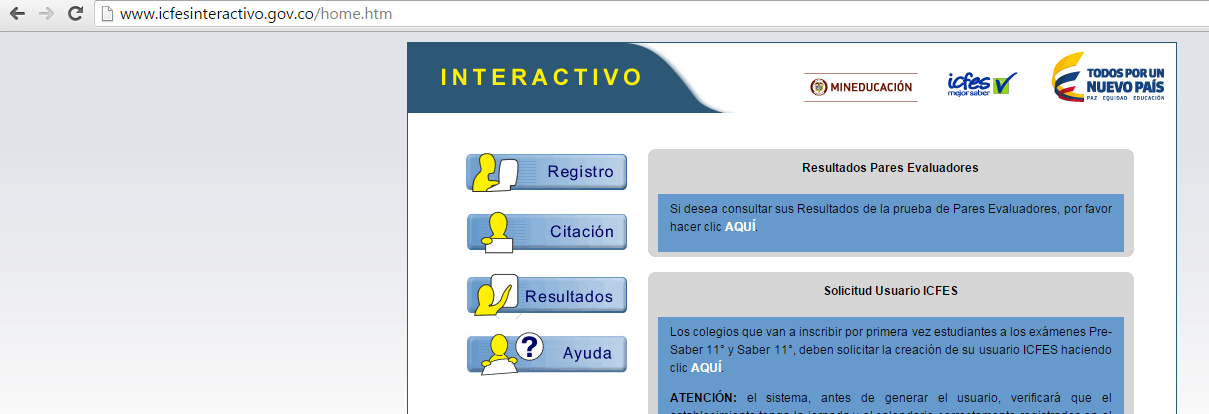 Consulta de resultados Icfes interactivo - Icfes - Prueba Saber 11