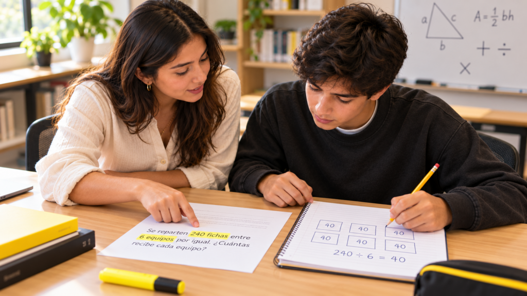 Por qué un estudiante resuelve ejercicios, pero falla en los problemas de matemáticas